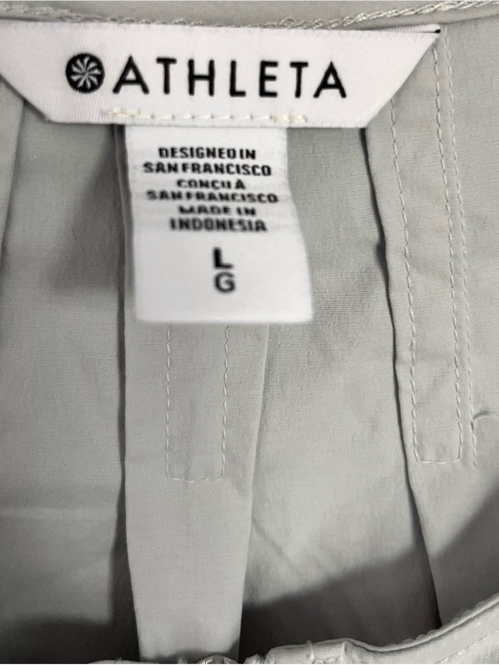 Athleta Light Gray Active Bottoms